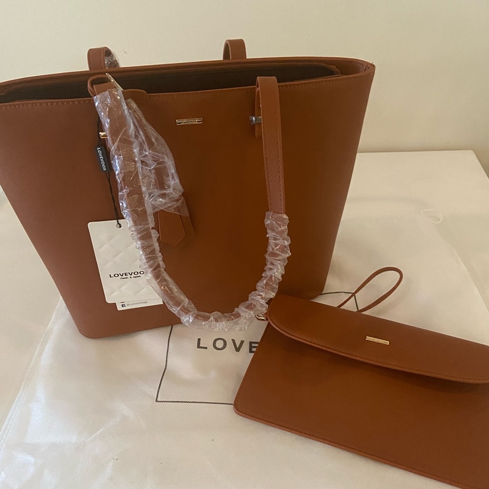 NWT Tote and clutch bag set - laptop professional work bag